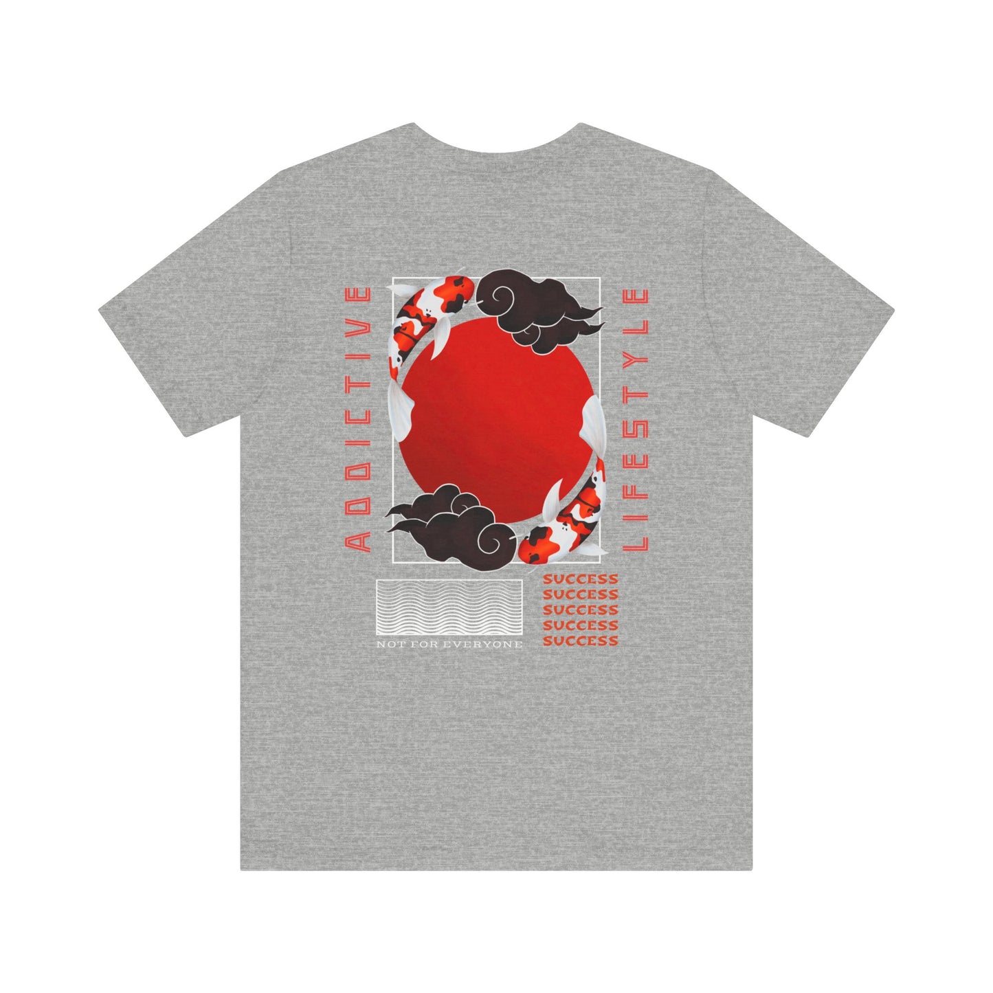 ADDICTIVE LIFESTYLE | KOI FISH |Short Sleeve Tee