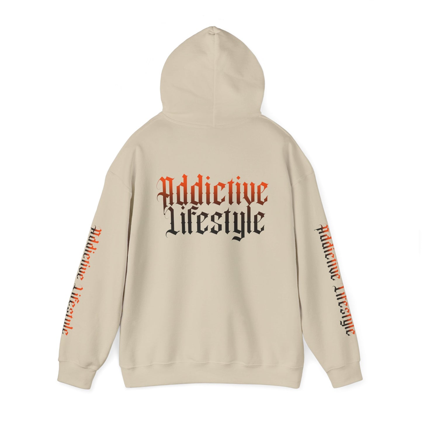 Orange - Addictive Lifestyle Unisex Hooded Sweatshirt