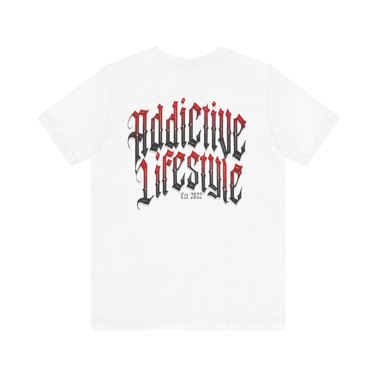 Addictive Lifestyle | Arched Red Logo | Short Sleeve