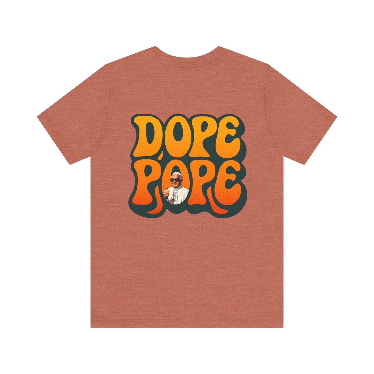 Retro Graphic Tee - 'Dope Pope'