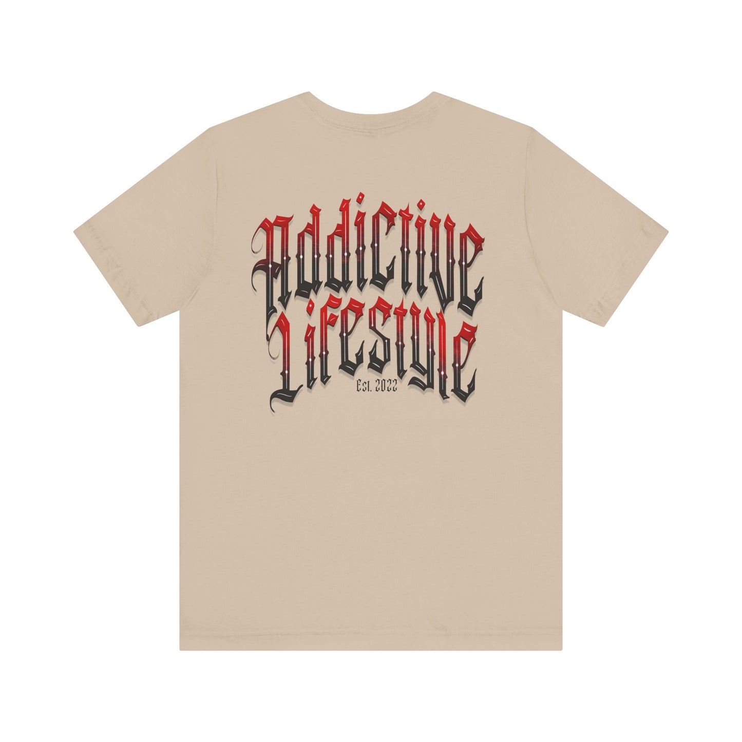 Addictive Lifestyle | Arched Red Logo | Short Sleeve