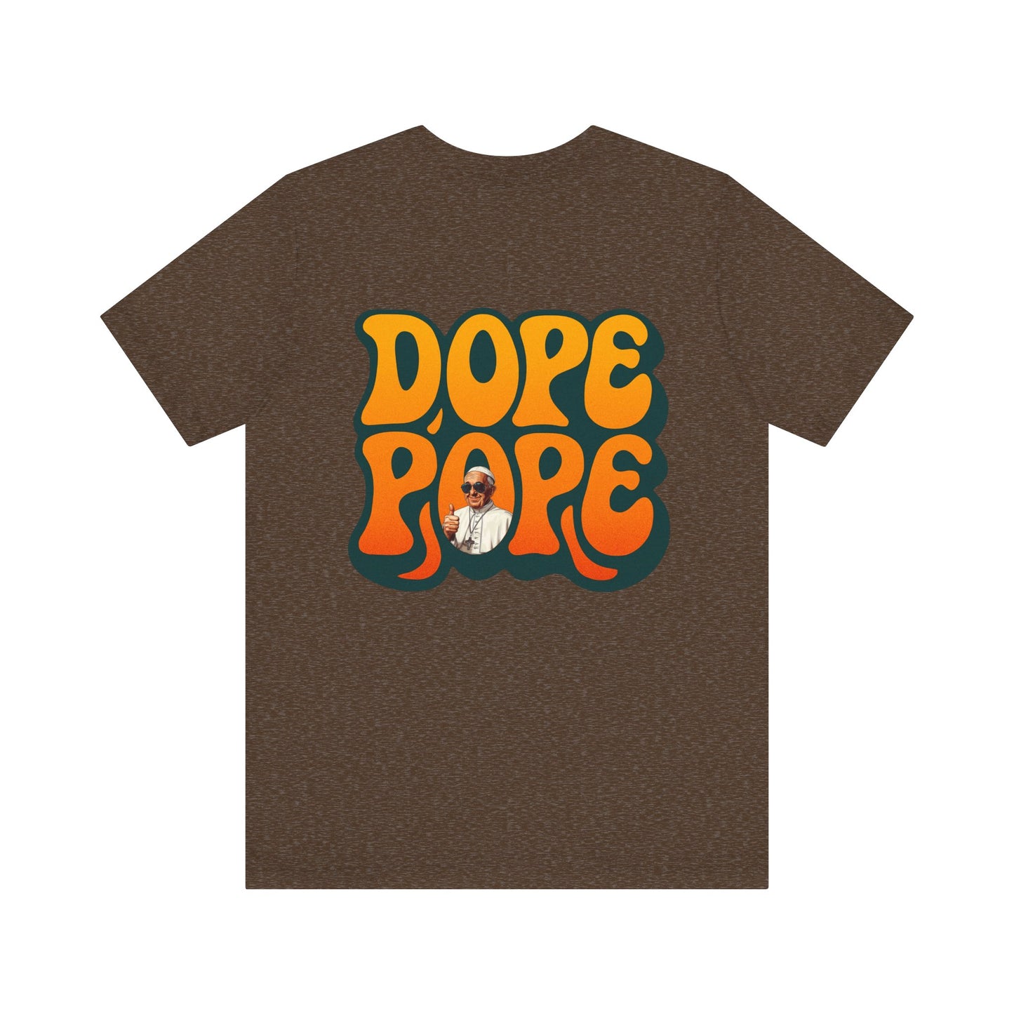Retro Graphic Tee - 'Dope Pope'
