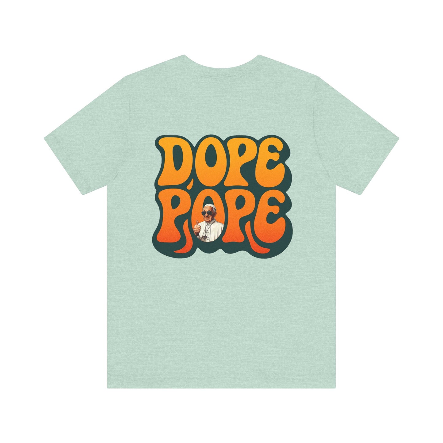 Retro Graphic Tee - 'Dope Pope'