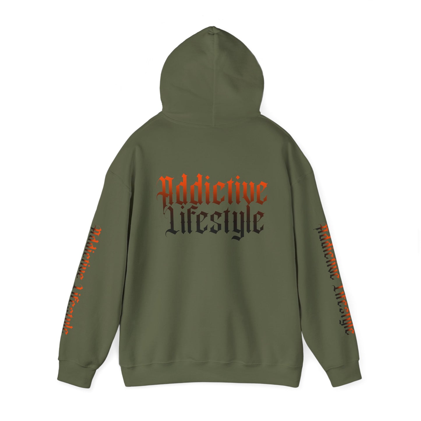 Orange - Addictive Lifestyle Unisex Hooded Sweatshirt