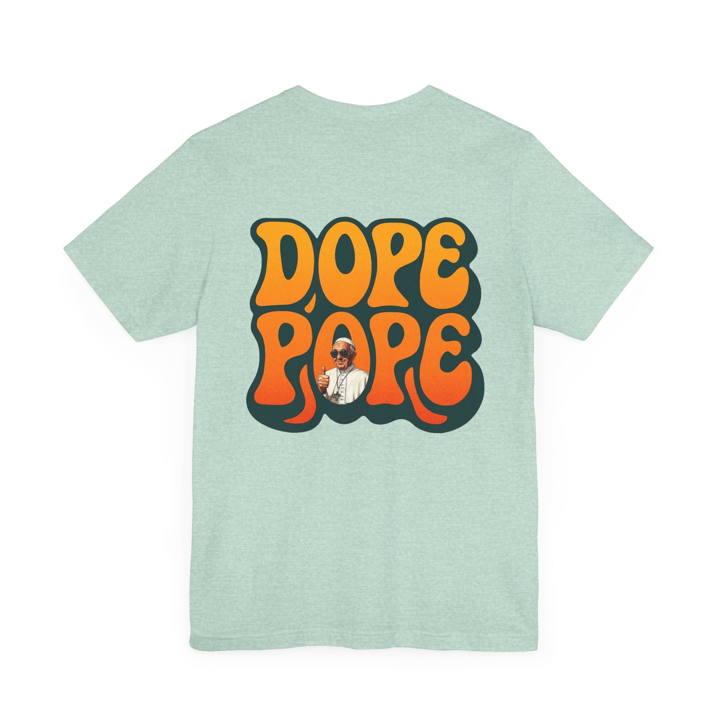 Retro Graphic Tee - 'Dope Pope'