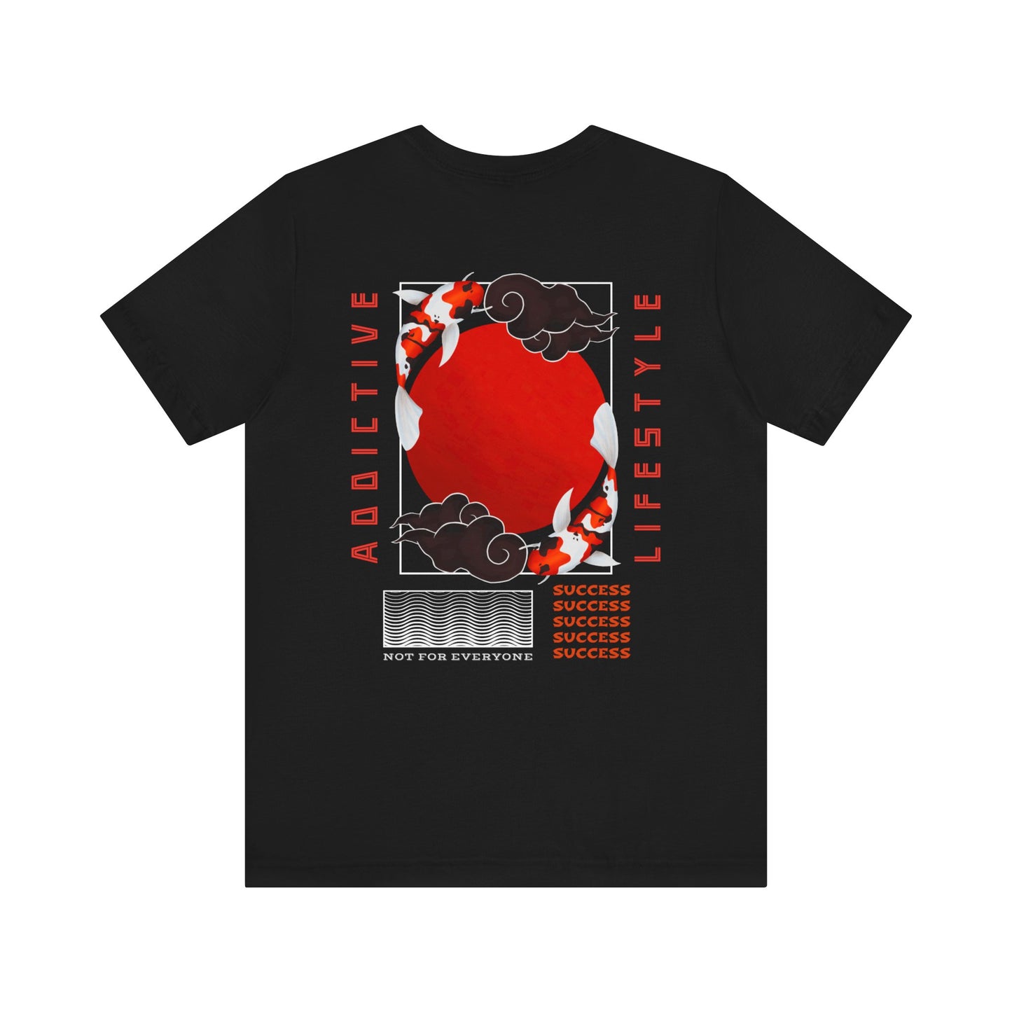 ADDICTIVE LIFESTYLE | KOI FISH |Short Sleeve Tee