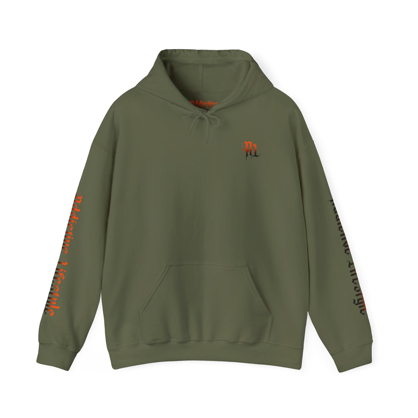 Orange - Addictive Lifestyle Unisex Hooded Sweatshirt