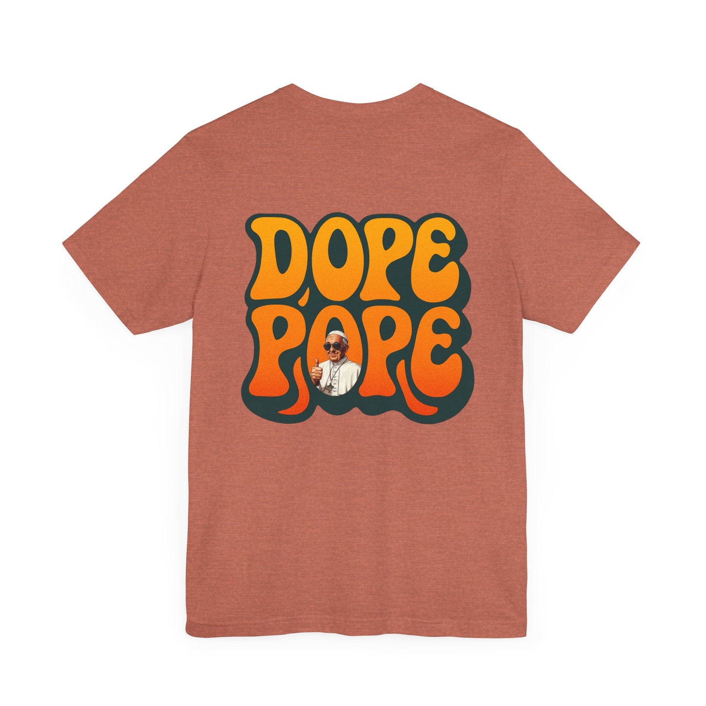 Retro Graphic Tee - 'Dope Pope'