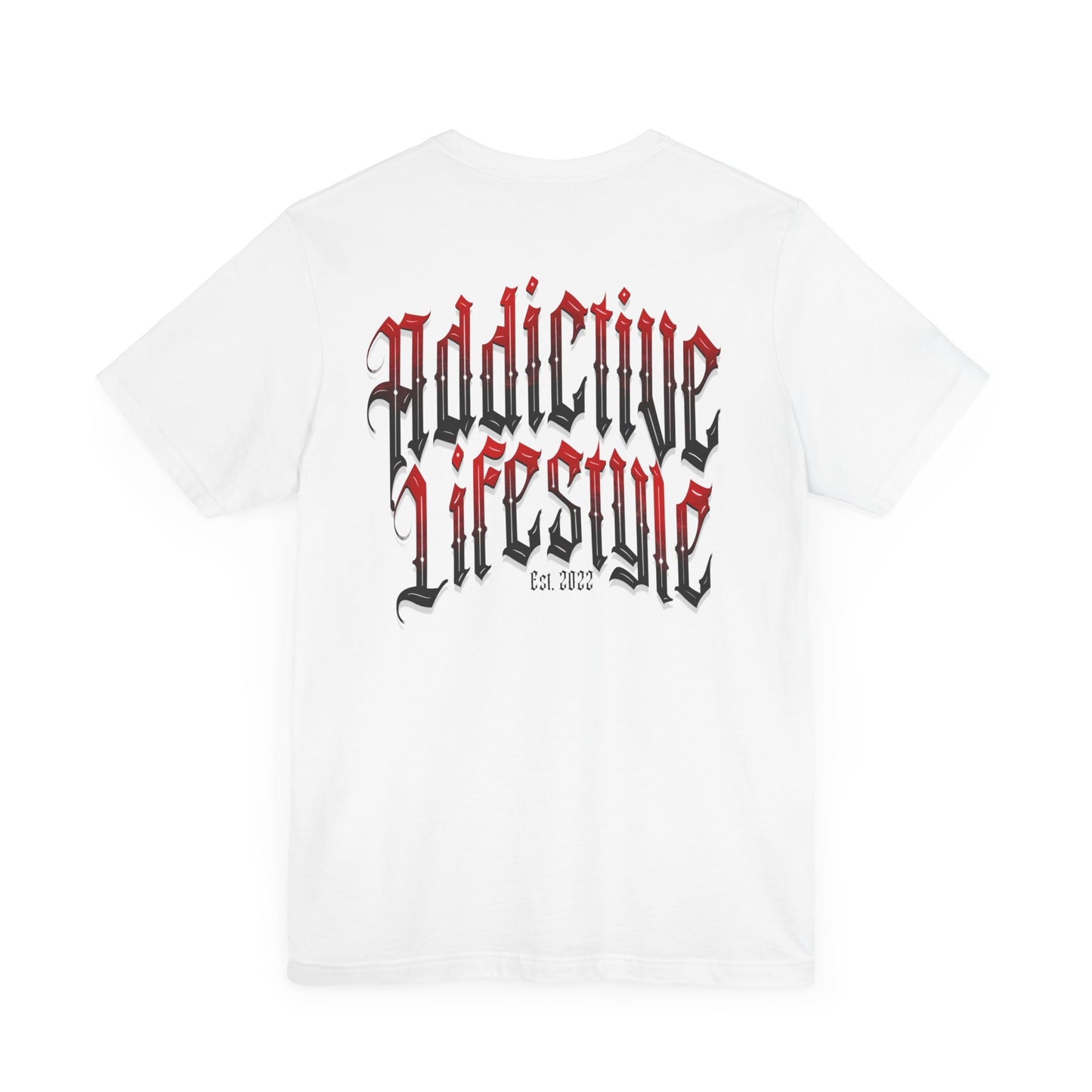 Addictive Lifestyle | Arched Red Logo | Short Sleeve
