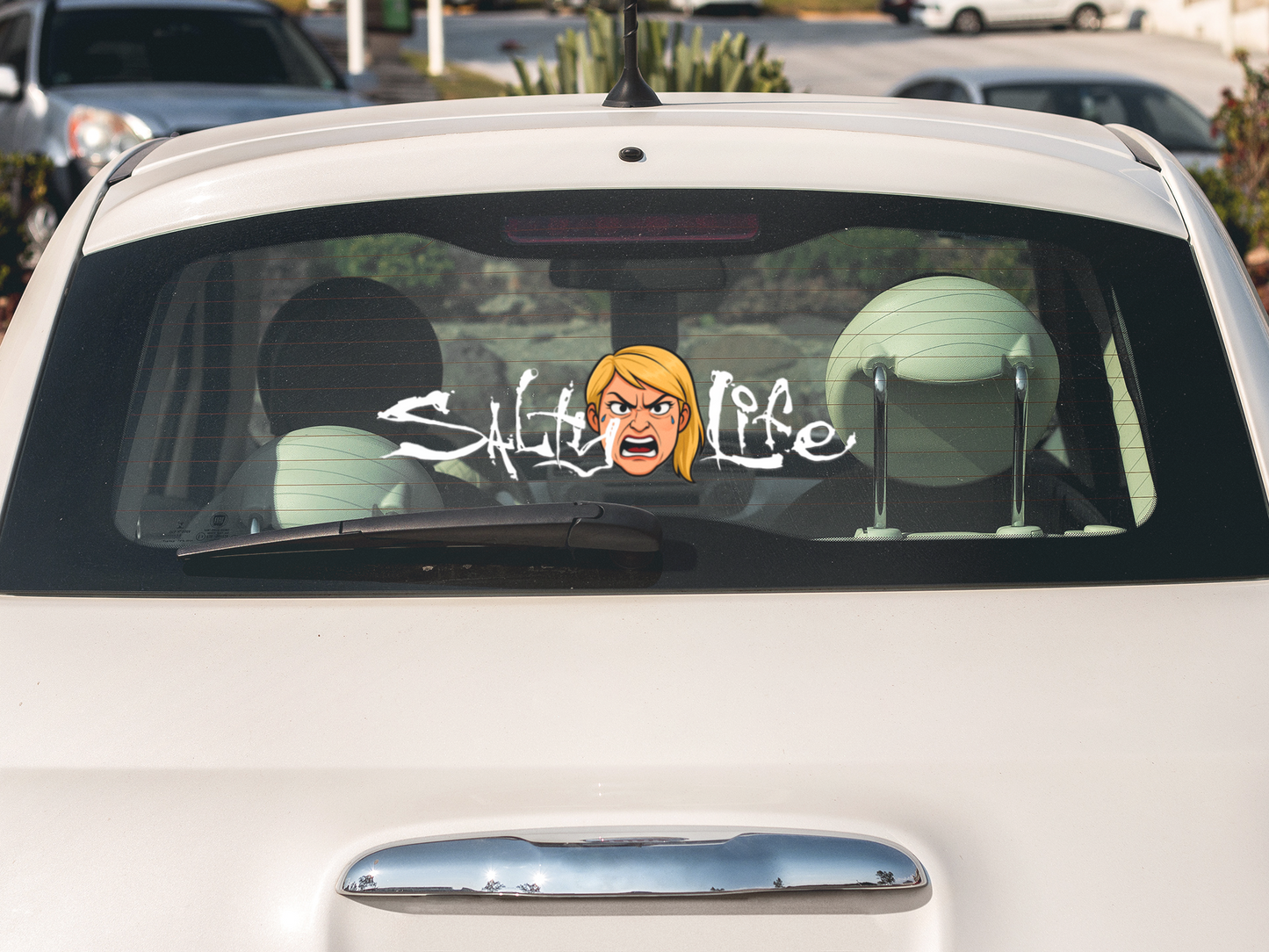 Salty Life Kiss-Cut Stickers, Gift for Ocean Lovers, Beach Party Decor