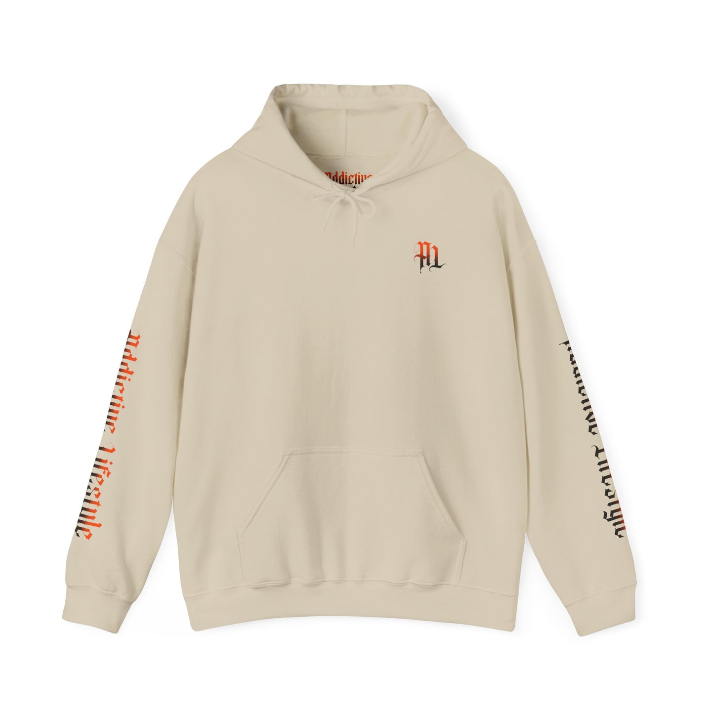 Orange - Addictive Lifestyle Unisex Hooded Sweatshirt