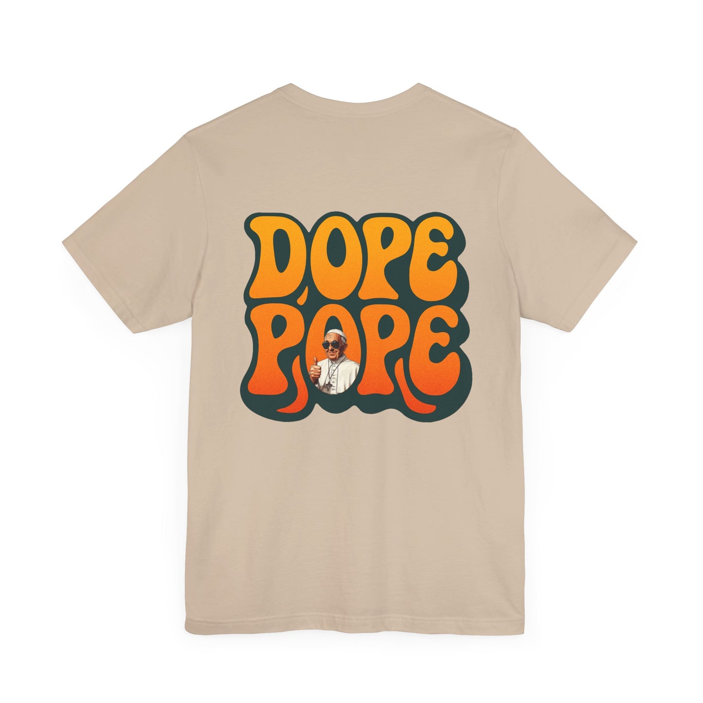 Retro Graphic Tee - 'Dope Pope'