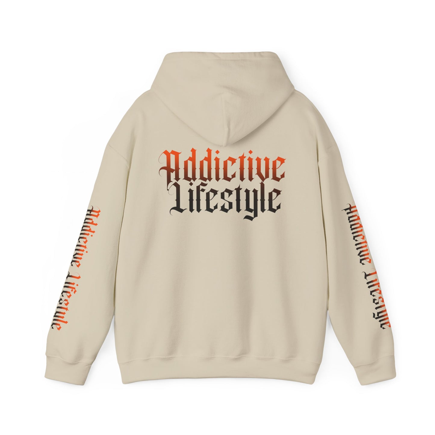 Orange - Addictive Lifestyle Unisex Hooded Sweatshirt