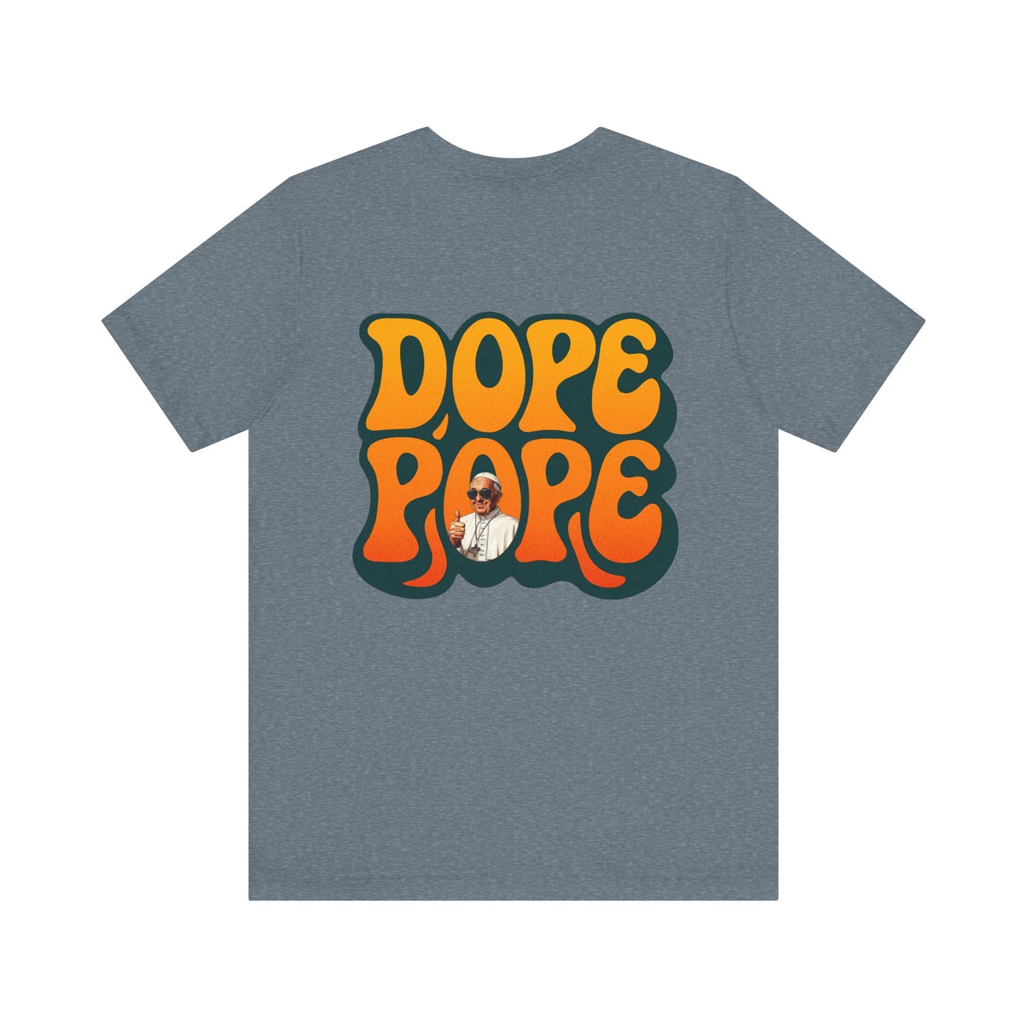 Retro Graphic Tee - 'Dope Pope'