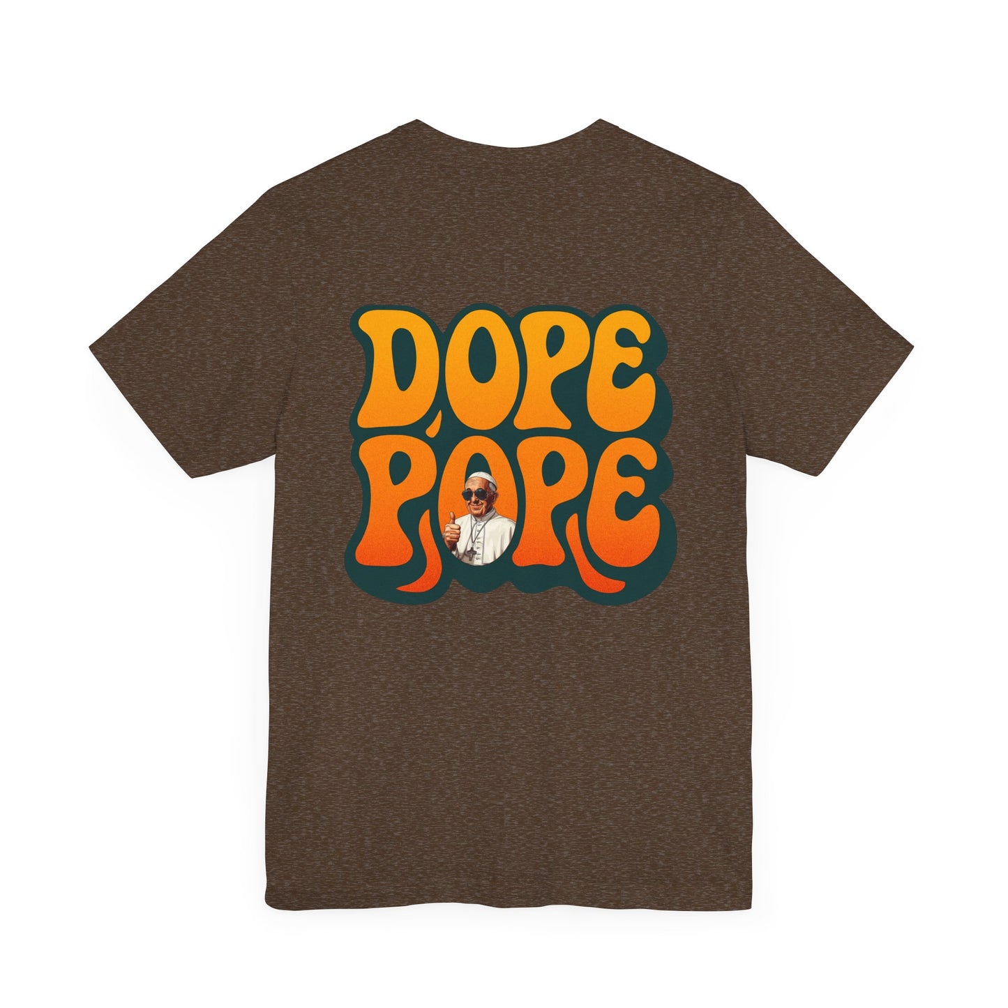Retro Graphic Tee - 'Dope Pope'