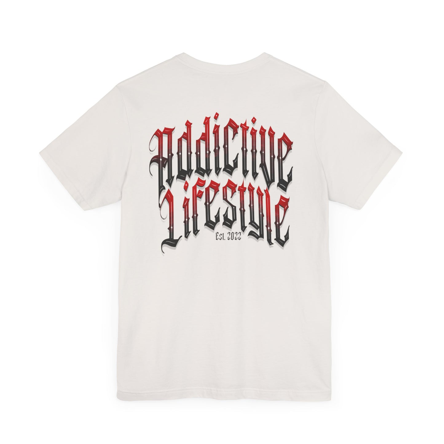 Addictive Lifestyle | Arched Red Logo | Short Sleeve