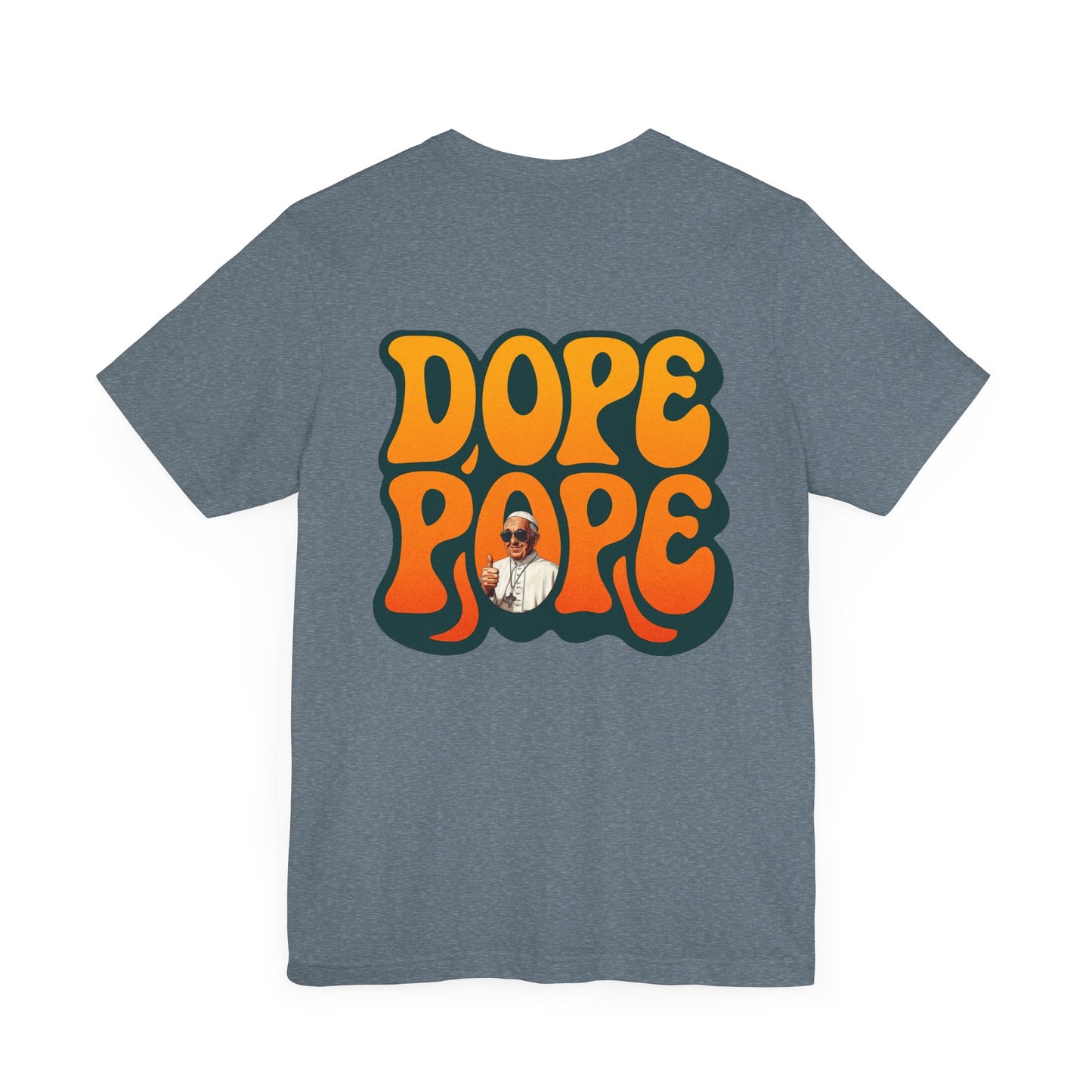 Retro Graphic Tee - 'Dope Pope'