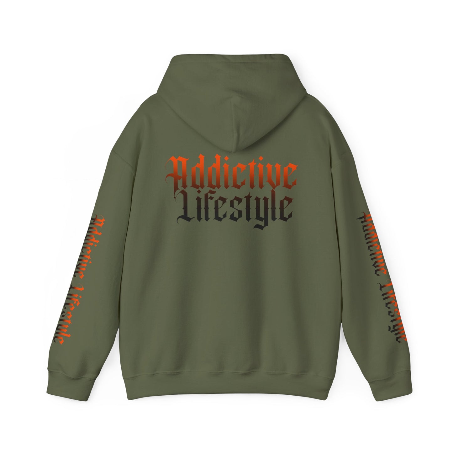 Orange - Addictive Lifestyle Unisex Hooded Sweatshirt