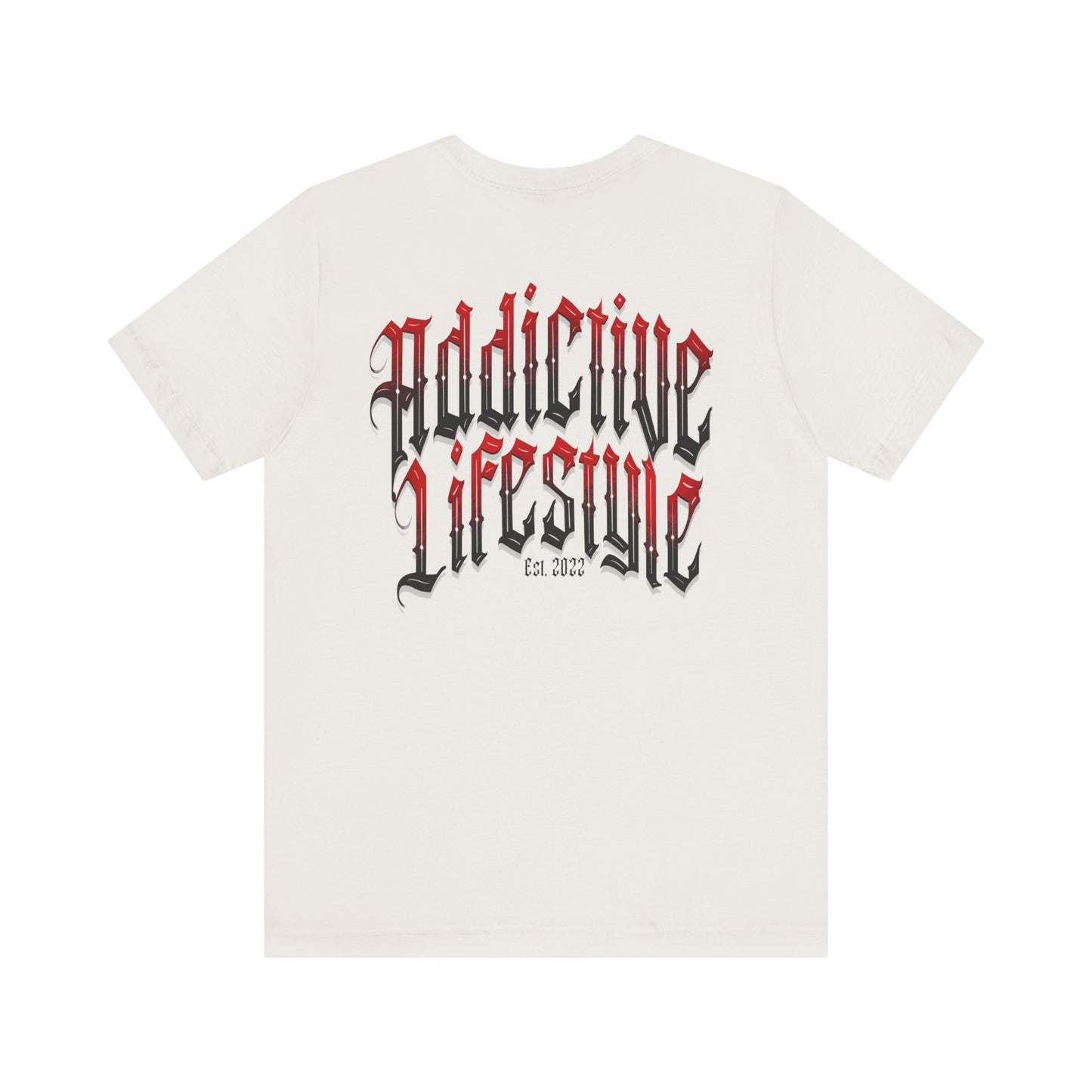 Addictive Lifestyle | Arched Red Logo | Short Sleeve