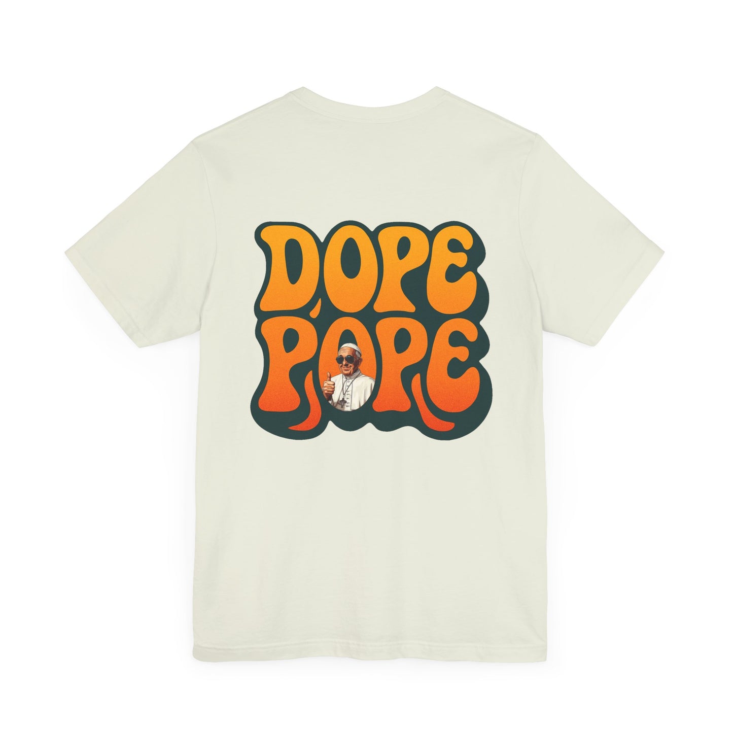 Retro Graphic Tee - 'Dope Pope'