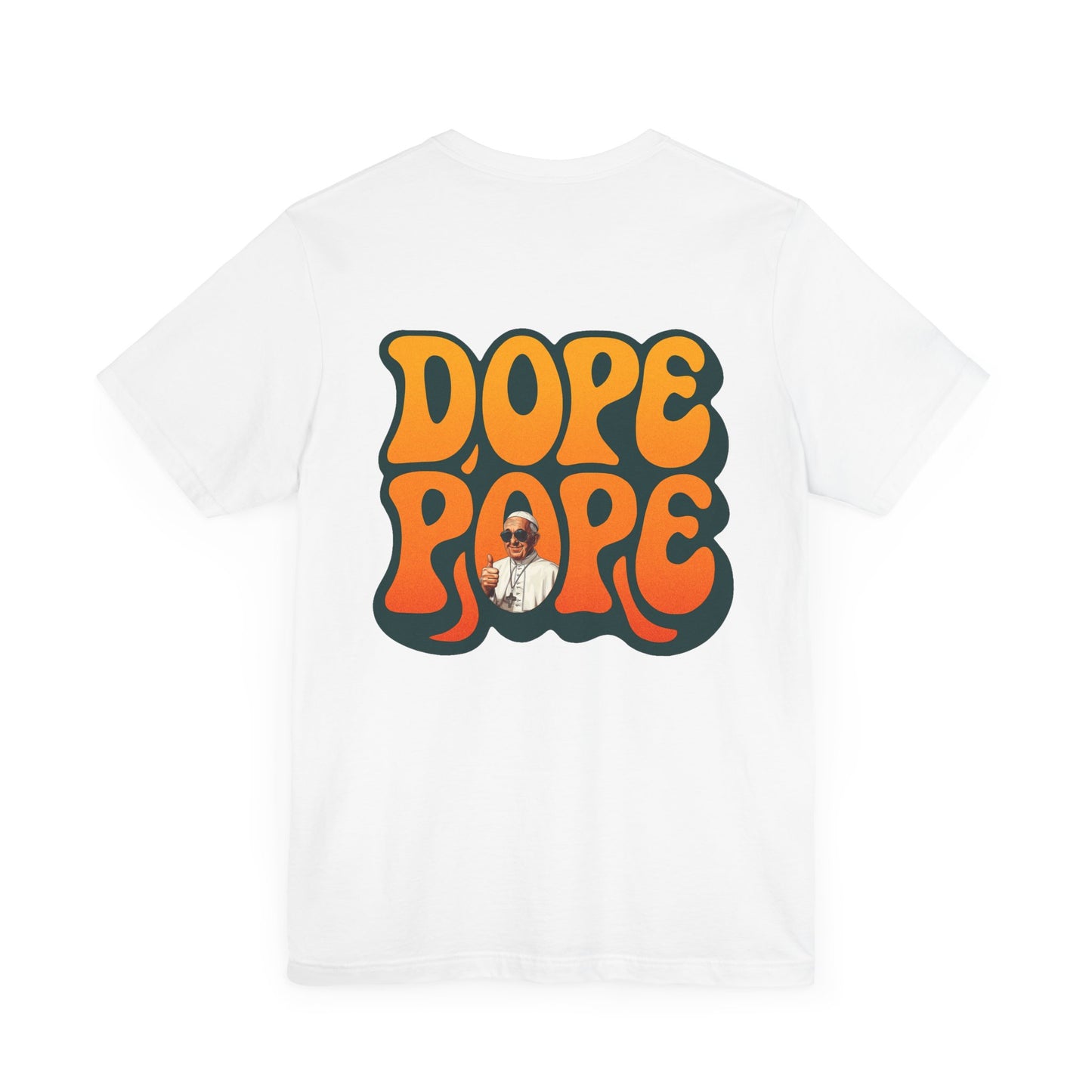 Retro Graphic Tee - 'Dope Pope'