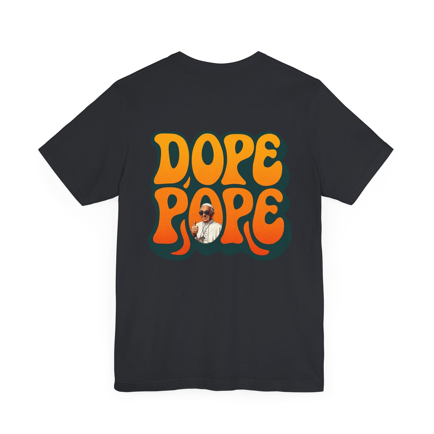Retro Graphic Tee - 'Dope Pope'