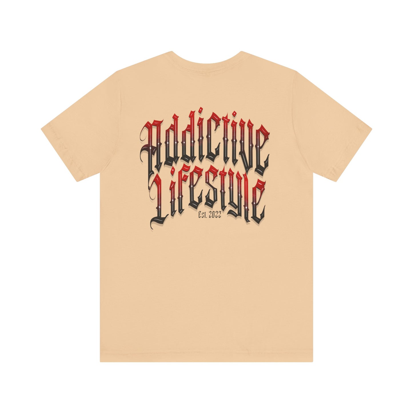Addictive Lifestyle | Arched Red Logo | Short Sleeve