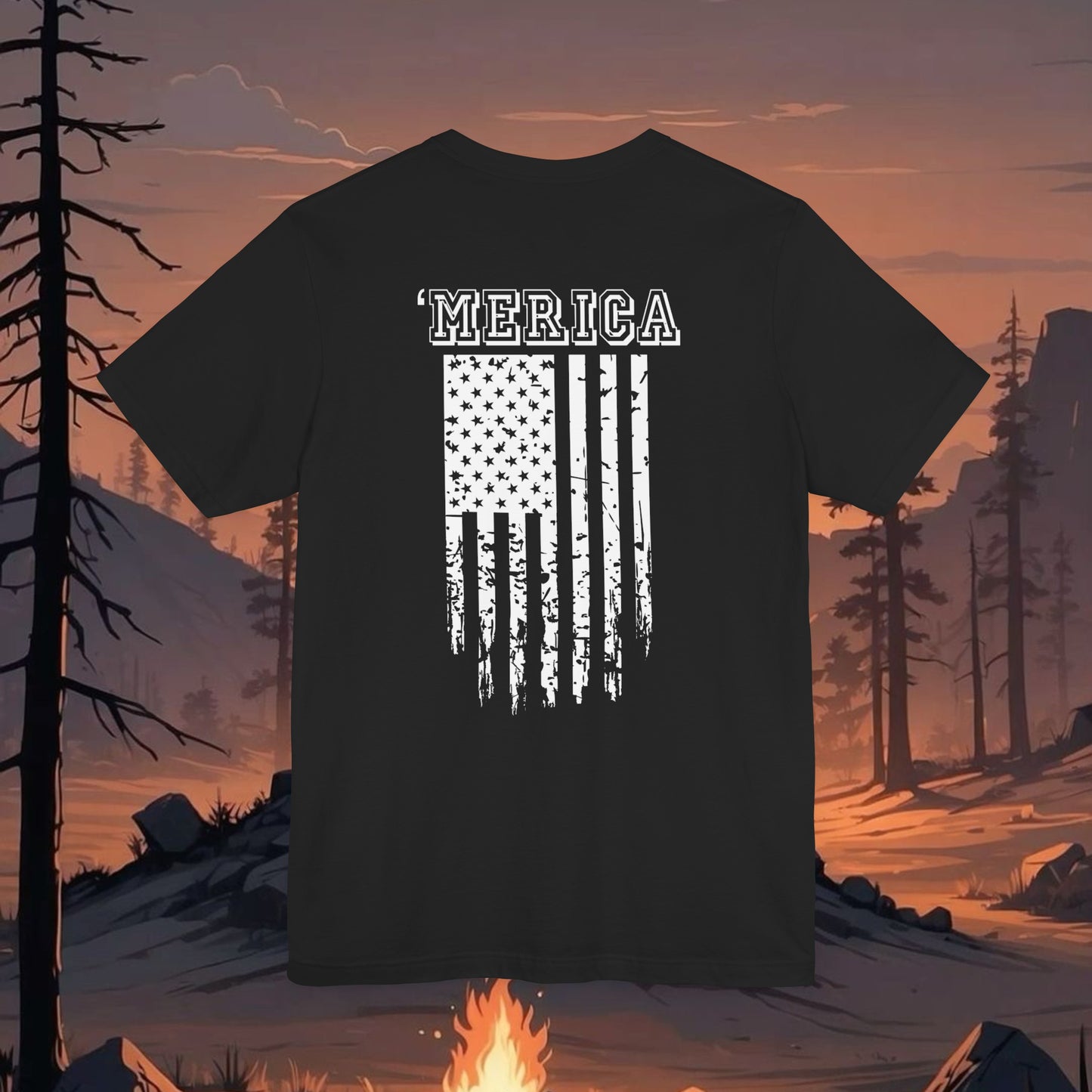 ADDICTIVE LIFESTYLE |  ‘MERICA | Short Sleeve Tee